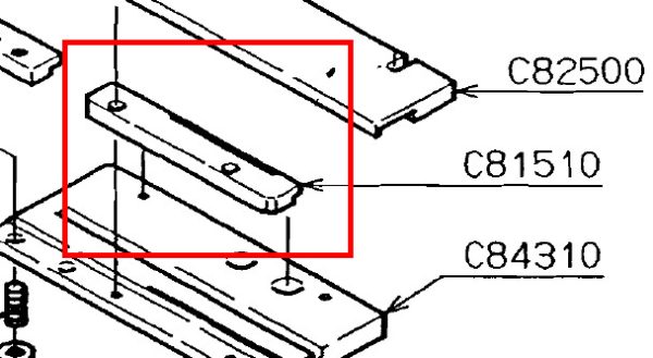 C81510 GUIDE PLATE