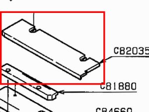 C82035 GUIDE PLATE