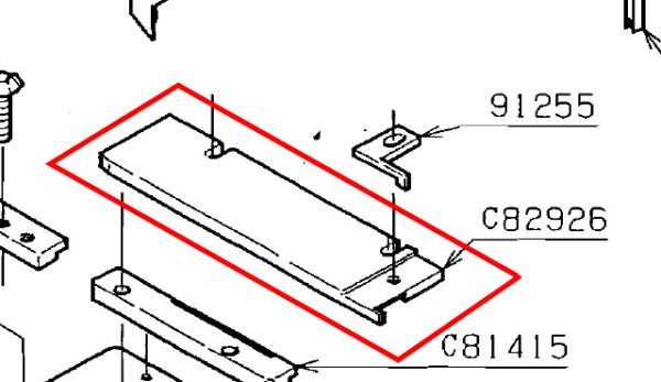C82926 GUIDE PLATE