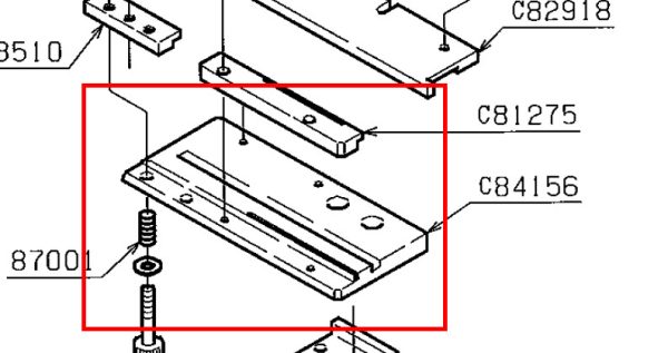 C84156 FEED PLATE
