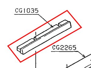 CG1035 GUIDE PLATE