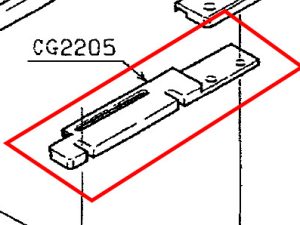 CG2205 GUIDE PLATE