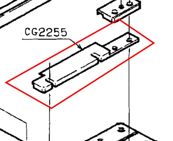 CG2255 GUIDE PLATE