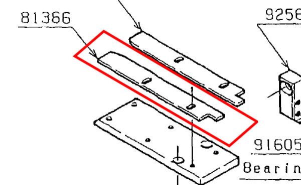 81366 GUIDE PLATE