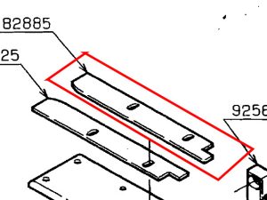 82885 GUIDE PLATE