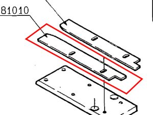 81010 GUIDE PLATE