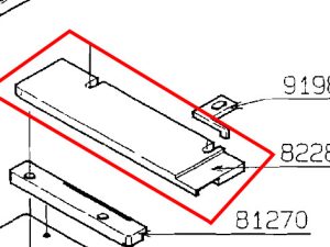 82285 GUIDE PLATE