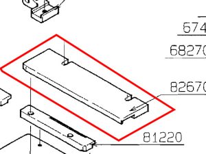 82670 GUIDE PLATE