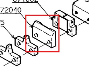 C72040 SHEAR BLADE (B)