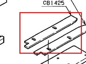 C81425 GUIDE PLATE