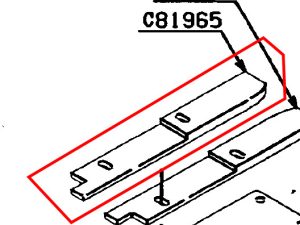 C81965 GUIDE PLATE