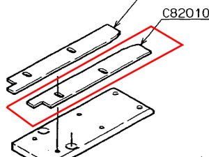 C82010 GUIDE PLATE