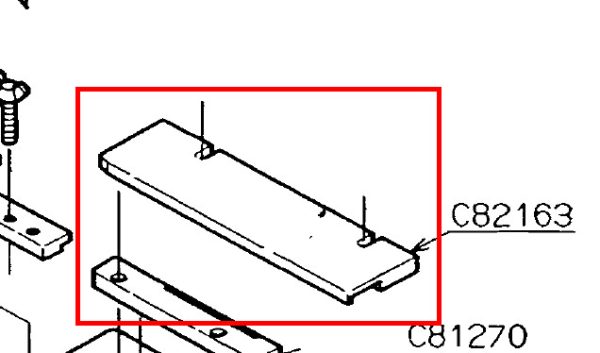 C82163 GUIDE PLATE