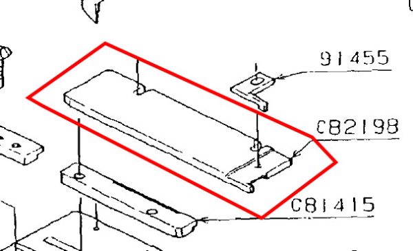 C82198 GUIDE PLATE