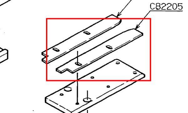 C82205 GUIDE PLATE