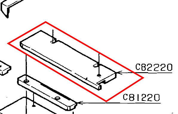 C82220 GUIDE PLATE