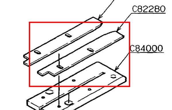 C82280 GUIDE PLATE