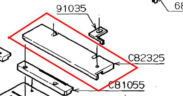 C82325 GUIDE PLATE