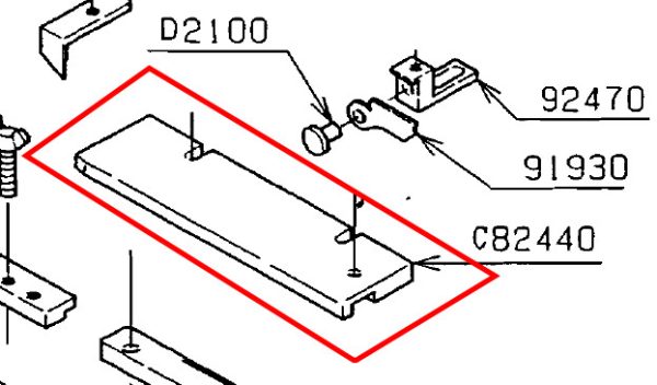 C82440 GUIDE PLATE