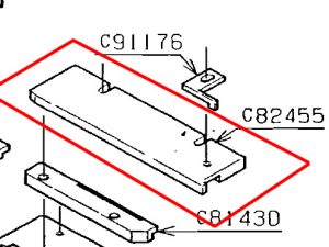 C82455 GUIDE PLATE