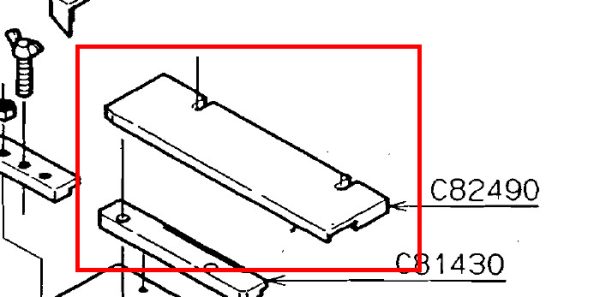 C82490 GUIDE PLATE