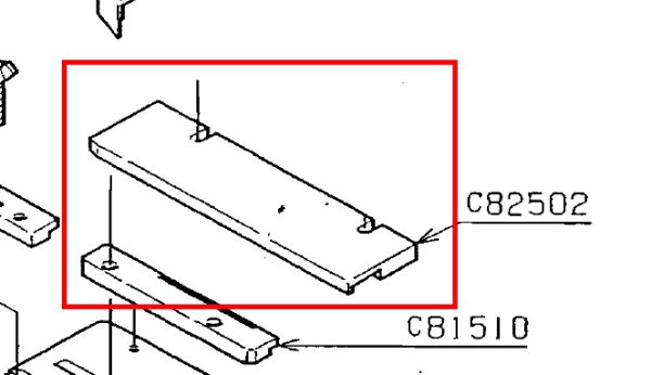 C82502 GUIDE PLATE