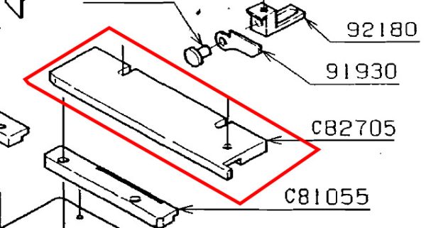 C82705 GUIDE PLATE
