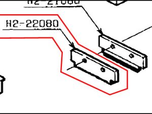 H2-22080 UPPER TERM DIE (B)